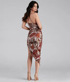 Paradise Calls Tropical Midi Dress