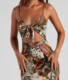 Siesta Keys Tropical Maxi Dress
