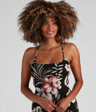 Tropic Beauty Strappy Midi Dress