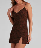 Prowlin' Leopard Mini Slip Dress