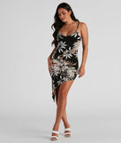 Sea Breeze Tropical Midi Dress