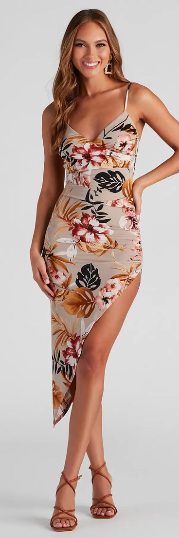 Vacay Views Floral Midi Dress