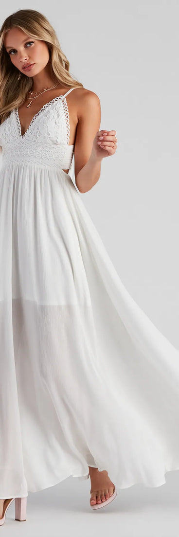 Boho Breeze Crochet Maxi Dress