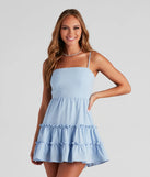 Take A Bow Ruffled Short Dress