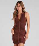 Cold Brew Collared Mini Dress