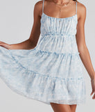 Sway With Me Floral Chiffon Dress