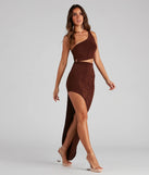 Sultry Spice Cutout Maxi Dress