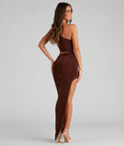 Sultry Spice Cutout Maxi Dress