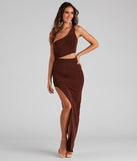 Sultry Spice Cutout Maxi Dress