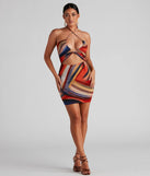 Good Times Marble Halter Dress