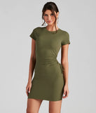 Trendy Deets Knit Mini Dress