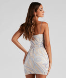 In The Mood Geo Print Mini Dress