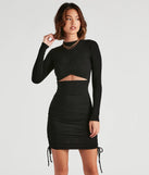 Reap The Rewards Cutout Mini Dress