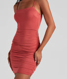 Have We Met Lace-Up Mini Dress