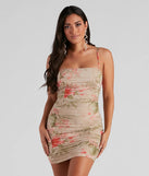 Beachside Beauty Floral Mini Dress