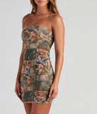 Not Your Angel Mesh Mini Dress