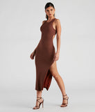 Made Your Mark X-Back Midi Dress