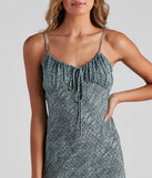 Bohemian Oasis Scoop Neck Midi Dress