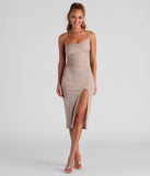 Effortless Summer Style Knit Midi Dress