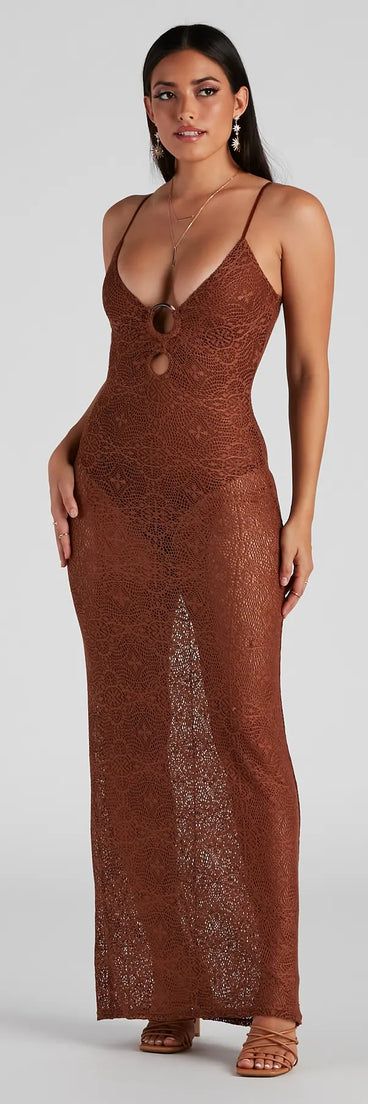 Sandy Toes Crochet Bodysuit Dress