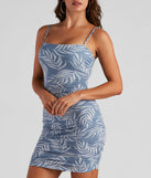 Beachy-Chic Bodycon Mini Dress