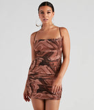 Trendsetting Icon Mesh Mini Dress