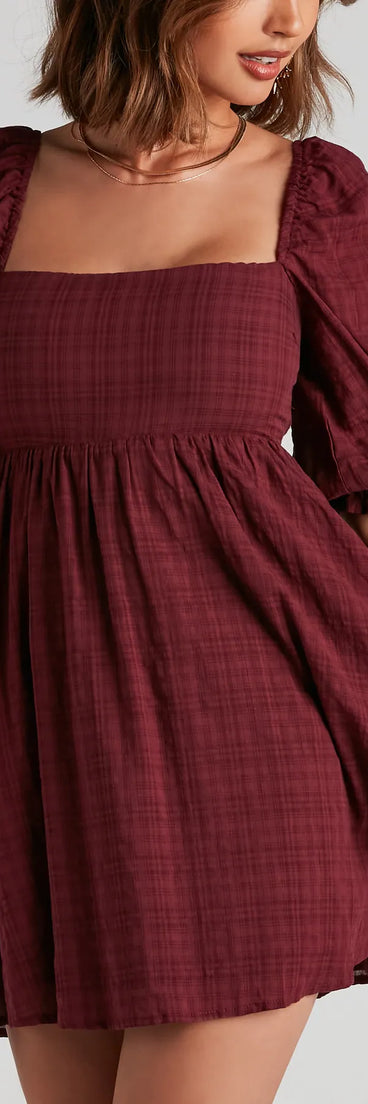 Give A Twirl Linen Skater Dress