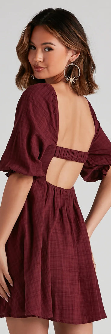 Give A Twirl Linen Skater Dress