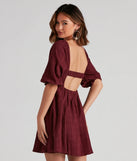 Give A Twirl Linen Skater Dress