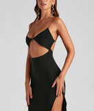 Nothing But Sultry V-Neck Midi Dress