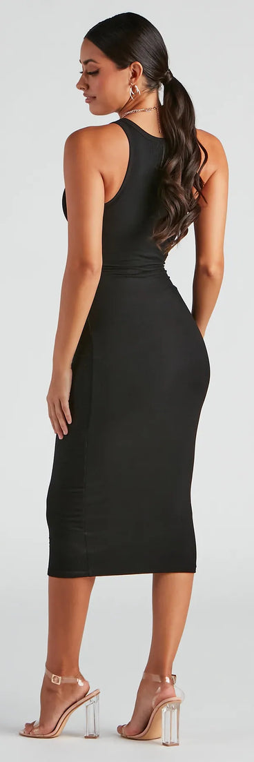 Simple Life Crew Tank Midi Dress