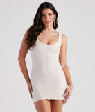 Sent You A Text Square Neck Mini Dress
