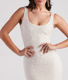Sent You A Text Square Neck Mini Dress