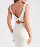 Stunning Silhouette High Slit Maxi Dress