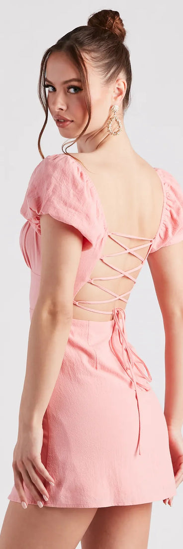 Bae Breeze Cotton A-Line Short Dress