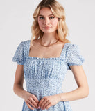 Such A Charmer Ditsy Floral Skater Dress