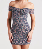 Casually Cute Floral Off-The-Shoulder Dress