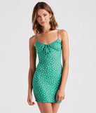Flourish In Floral Print Mini Dress