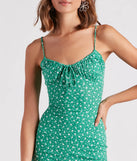 Flourish In Floral Print Mini Dress
