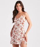Fresh In Paisley Floral A-Line Dress