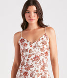 Fresh In Paisley Floral A-Line Dress