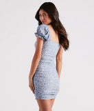 Meadow Vibes Floral Eyelet Lace Mini Dress