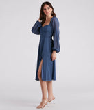 Effortlessly Pretty Chiffon Midi Dress