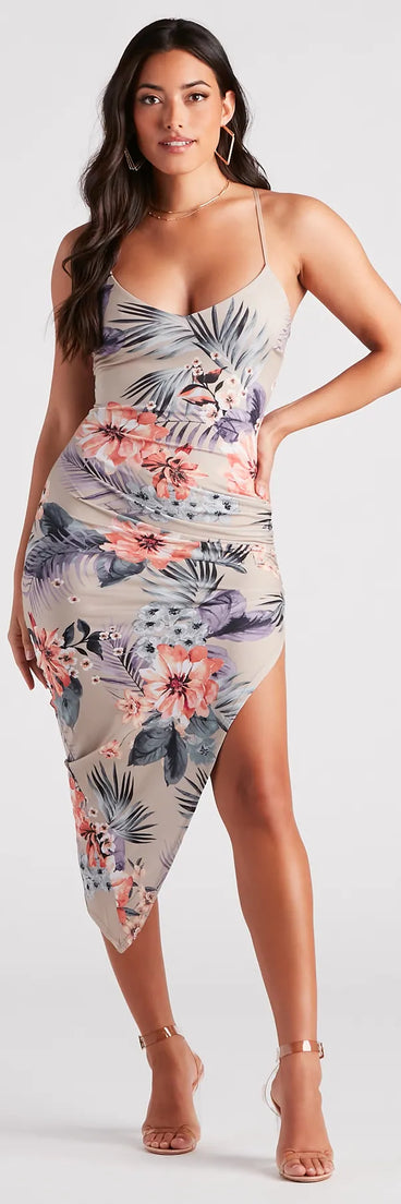 Dream Escape Tropical Midi Dress