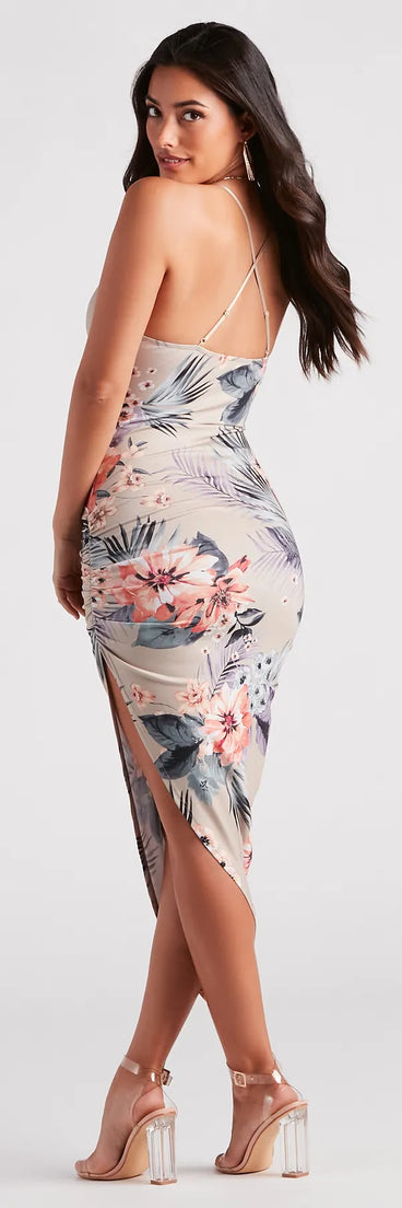 Dream Escape Tropical Midi Dress
