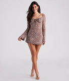 Prowlin' Cutie Leopard Crepe A-Line Dress