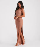 Vacay In Bali One-Shoulder Maxi Dress