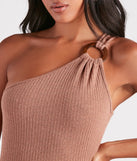 Vacay In Bali One-Shoulder Maxi Dress