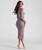 Whether you're headed to brunch or running errands, the Cozy Love Mock Neck Midi Dress in rose delivers effortless style in a breathable, go-to casual dress.