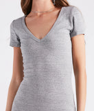 The Perfect Basic Knit Mini Dress